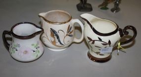 Three Vintage Luster Pitchers 3