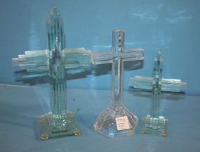 Three Glass Crosses