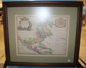 Print of the Original 1708 L'Amerique Sententrionate