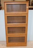 Contemporary Four Door Bookcase/Cabinet 29