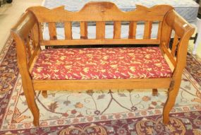 Contemporary Pine Settee 44