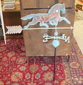 Reproduction Unpolished Horse Weathervane