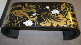 Black lacquer Oriental Coffee Table