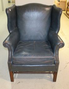 Chinese Chippendale Wing Back Arm Chair