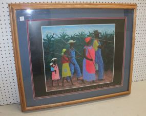 Field Workers by Ellis Wilson Framed Print