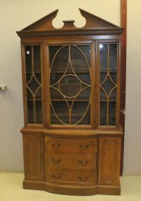 Mahogany China Cabinet 44