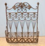 Hanging Plant/Magazine Metal Rack 16