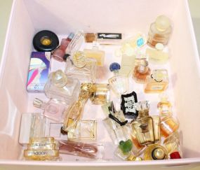 Pink Box Loaded with Miniature Perfumes