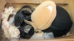 Box Lot of Vintage Hats