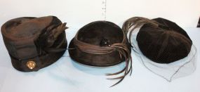 Three Vintage Hats