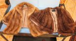 Two Natural Mink Vintage Stoles