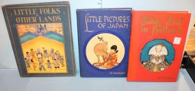Three Vintage Books Tales Told in Holland, Little Pictures of Japan, Little folks of other lands.