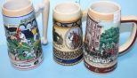 National Historic Landmark/Anheuser-Bush, Inc. Old School House, St. Louis Stein, Budweiser Stein, Baseball Budweiser Series Stein