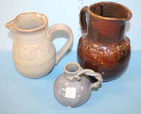 Two Pottery Pitchers Possibly made on Guilt Coast 7