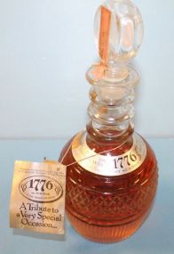 Never Opened-Premium American Whiskey 4/5 Quart by Seagram in Tiffany Decanter