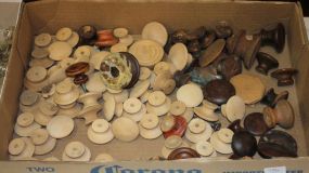 Box of Wooden Drawer Knobs