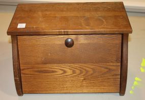 Oak Bread Box 16