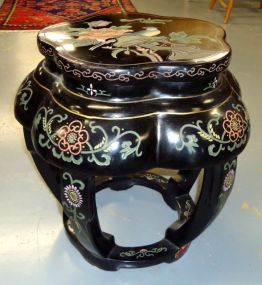 Oriental Black Lacquer Plant Stand