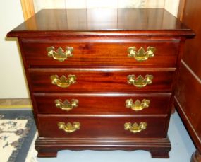 Mahogany Campaign Style Chest