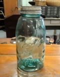 Green Mason Jar