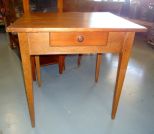 Primative Farm Table One Drawer