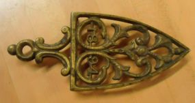 Vintage Victorian Style Brass Trivet