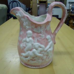 Signed Pink Pottery Vase