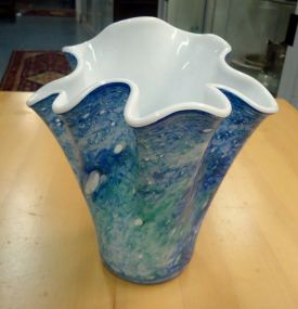 Blue Glass Vase