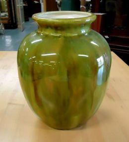 Green and Rust Color Vase