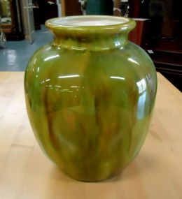 Green and Rust Color Vase