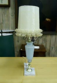 Italian Lamp with Carrara Base