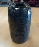 Black Pottery Vase