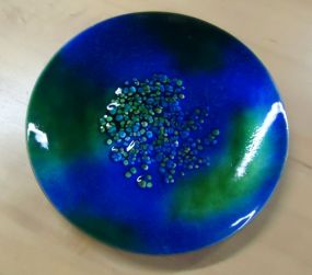 Bovano of Cheshire Enamel Plate