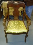 Mahogany Empire Arm Chair