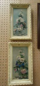 Pair of White Frame Pictures
