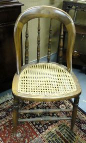 Cane Bottom Round Top Chair