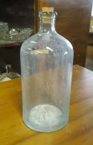1/2 Gal. Heisey Glass Bottle