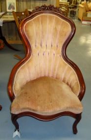 Victorian Style Parlor Chair