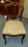 Walnut Victorian Balloon Back Chair