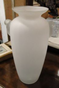 Frosted Glass Vase