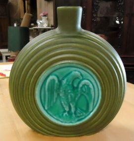 Green and Blue Vase w/Eagle