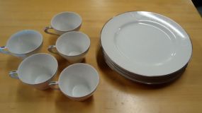 Four Plates & Five Cups