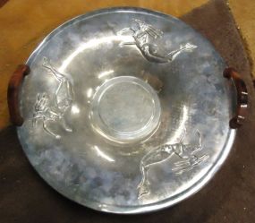 Silver Plate Tray with Handles