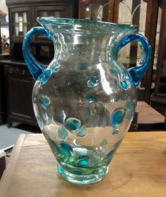 Hand Blown Blue Vase