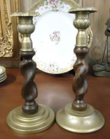 Barley Twist Candle Sticks