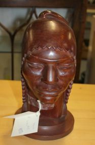 Wood Carving of Tribal Man