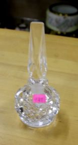 Crystal Cut Glass Perfume Bottle