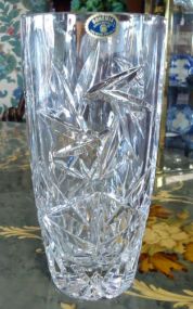 Bohemian Lead Crystal Vase