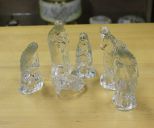 Clear Class Nativity Set