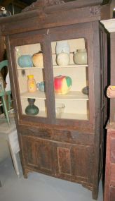 Primitive Painted Kitchen Cabinet